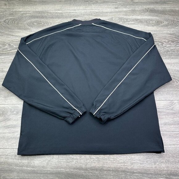 Under Armour Cage Jacket Men's Medium Black Long Sleeve Baseball Coach - Picture 12 of 16